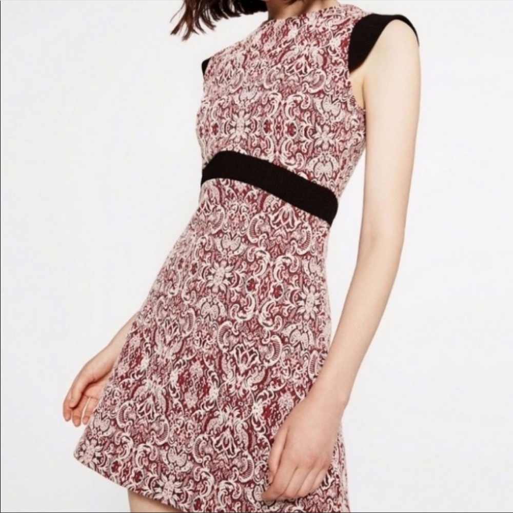 Zara red dress